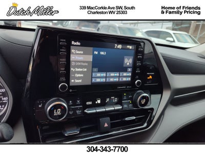 2022 Toyota Highlander XLE