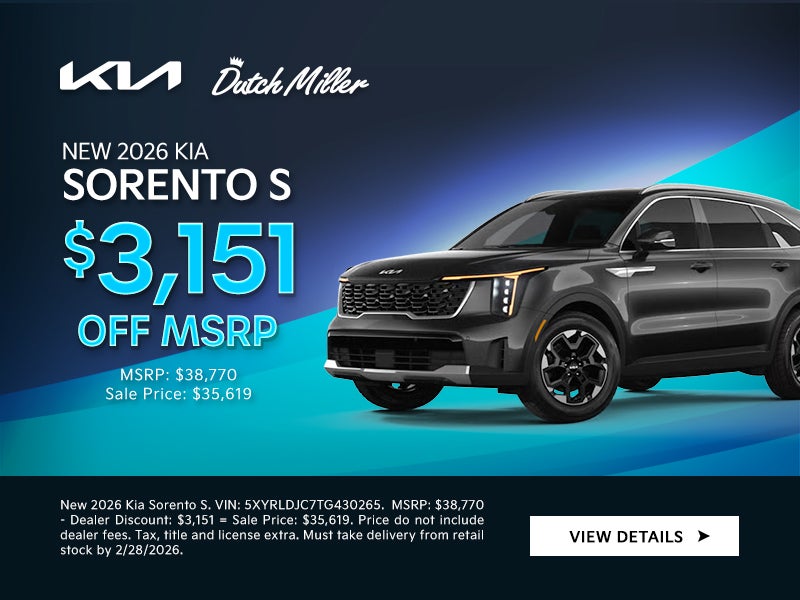 2026 Kia Sorento S