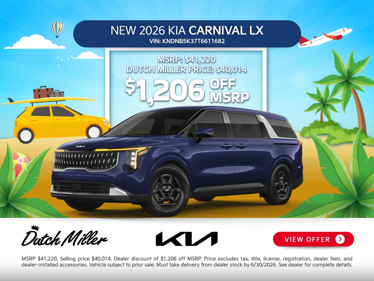 New 2026 Kia Carnival LX