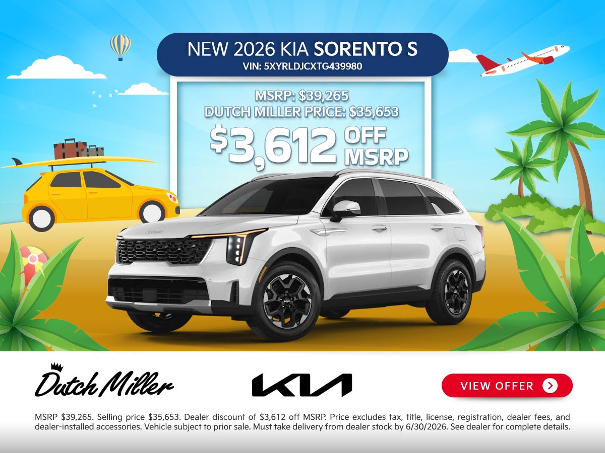 New 2026 Kia Sorento S