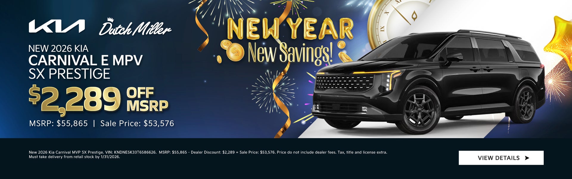 2026 Kia Carnival SX Prestige