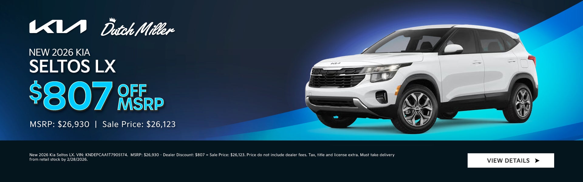 New 2026 Kia Seltos LX