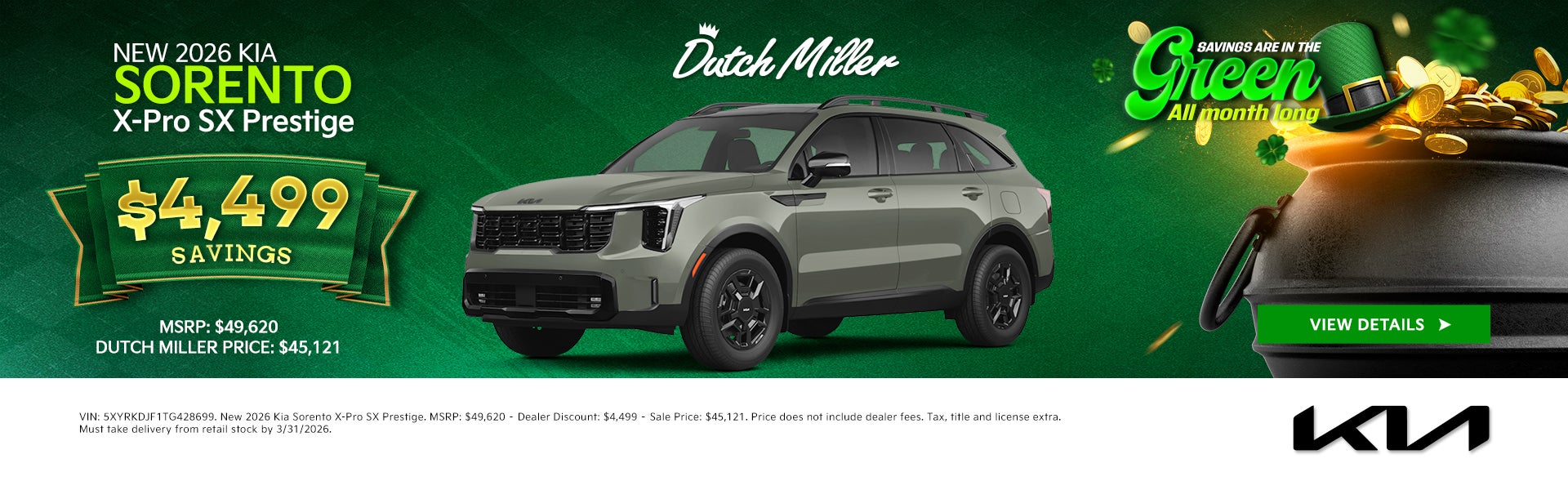 New 2026 Kia Sorento X-Pro SX Prestige