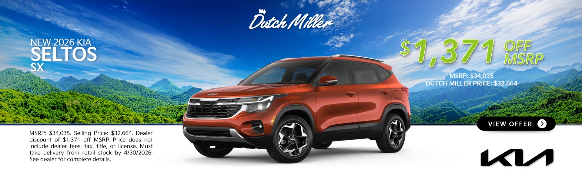 New 2026 Kia Seltos SX