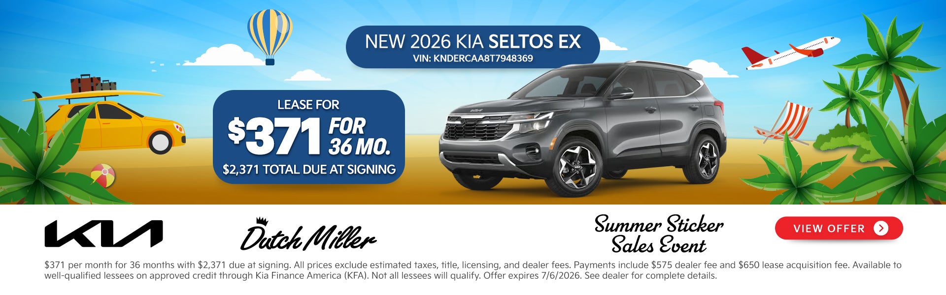 New 2026 Kia Seltos EX