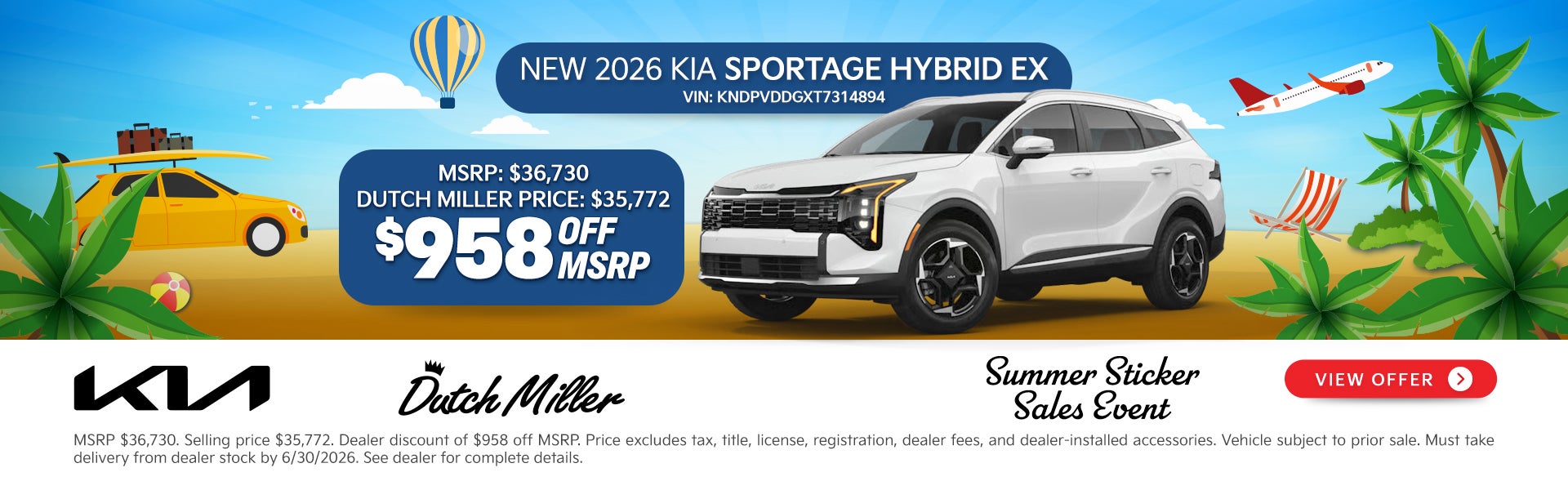 New 2026 Kia Sportage Hybrid EX