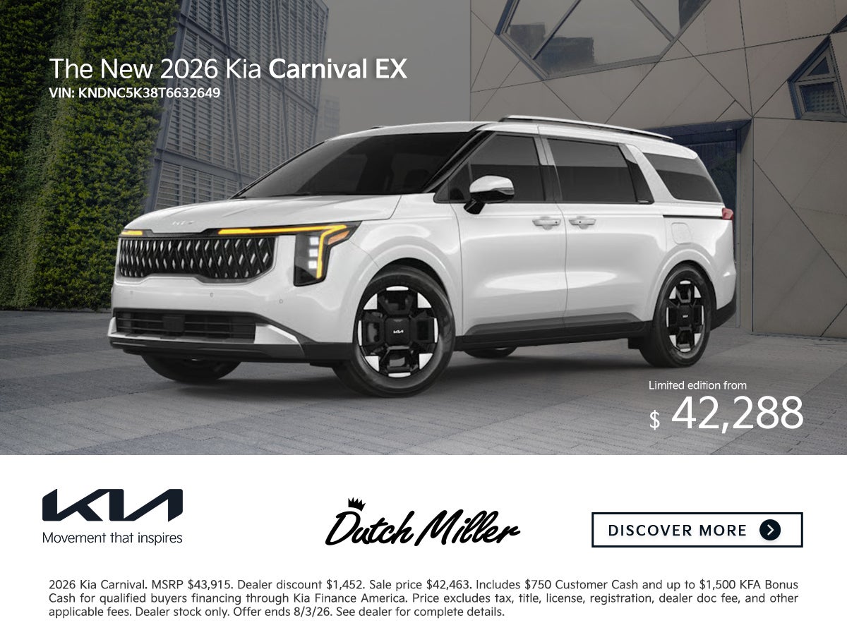 New 2026 Kia Carnival EX