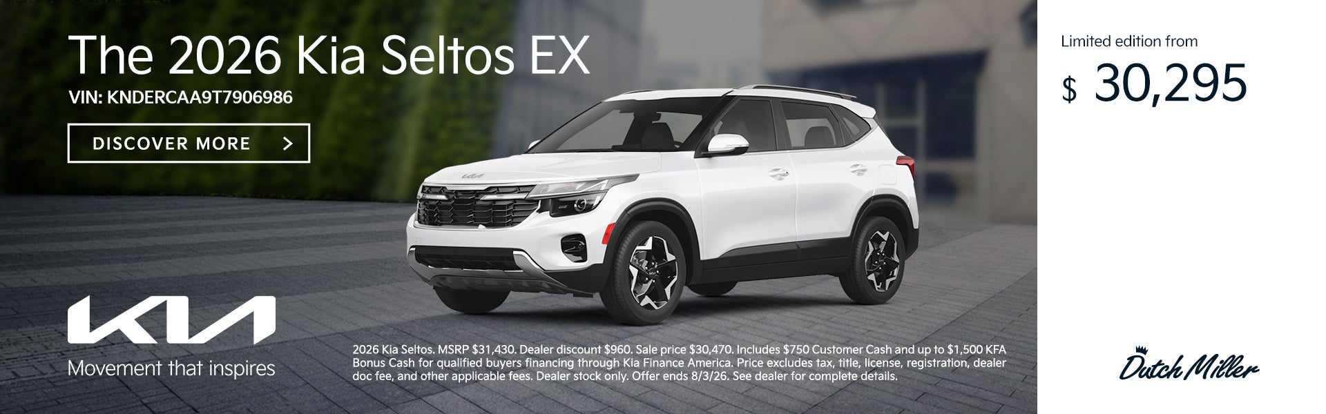 New 2026 Kia Seltos EX