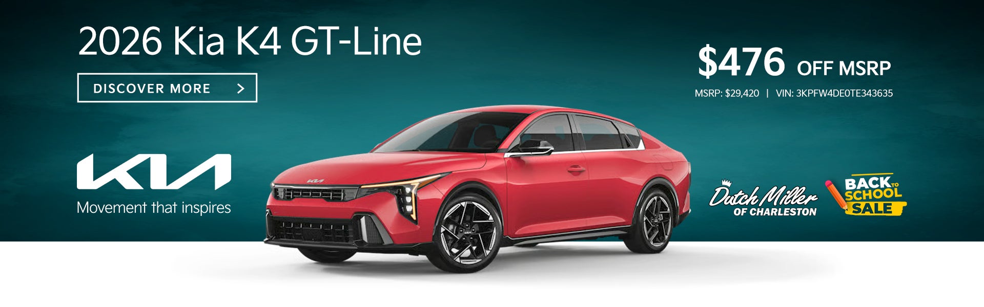 NEW 2026 KIA K4 GT-LINE