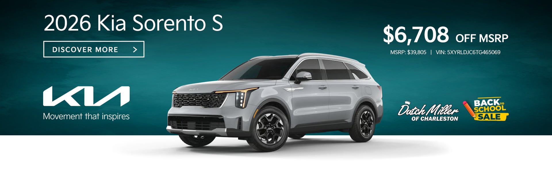 NEW 2026 KIA SORENTO S