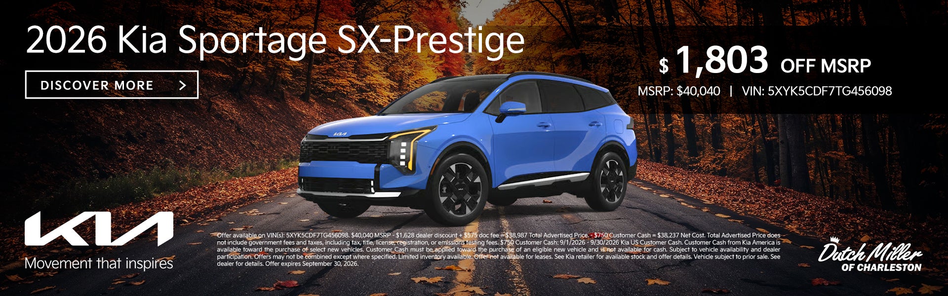 New 2026 KIA SPORTAGE SX-PRESTIGE