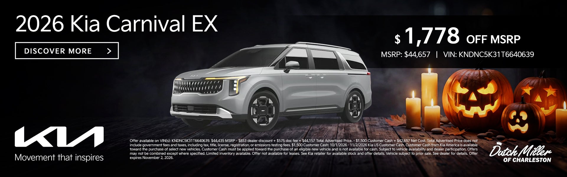 2026 Kia Carnival EX