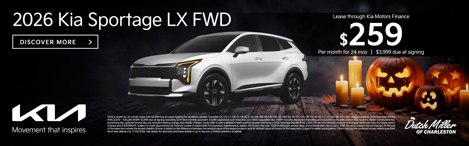 NEW 2026 Kia SPORTAGE LX FWD